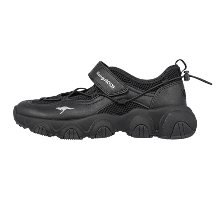 款式代號：KW51870．女NOLITA瑪莉珍芭蕾舞鞋．黑/銀