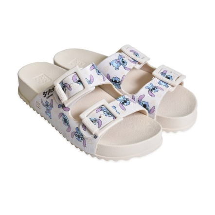 款式代號：19149．DISNEY PARTNER．米白中底3公分史迪奇聯名款