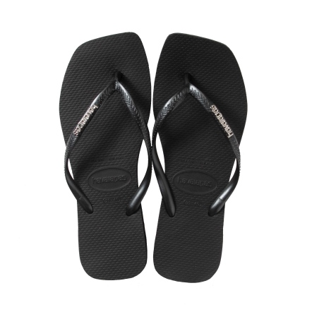 款式代號：00156．SLIM SQUARE MET．🖤黑・方形素面鐵片