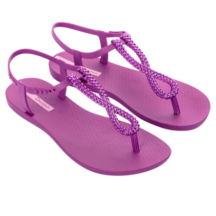 款式代號：83658．CLASS TWIST SAND．紫韻結飾亮采風