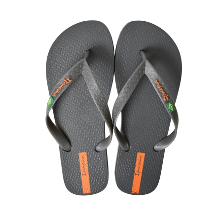 款式代號：27040．BRASIL AD．⚫🟧都會亮橘灰經典國旗系列