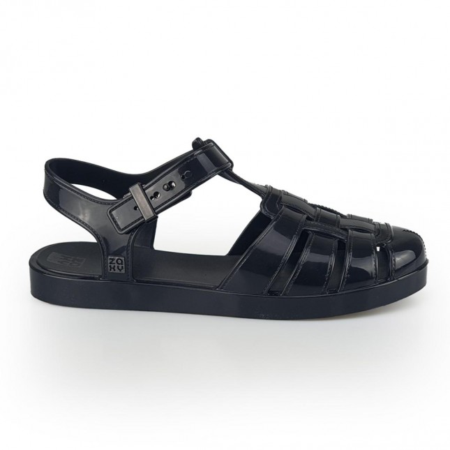 款式代號：18148．OVER SAND ．⬛黑色款（實心亮黑 )漁夫系列