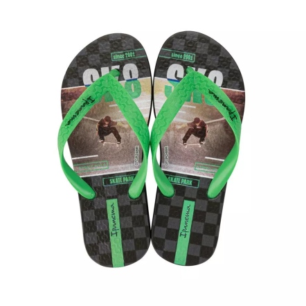 款式代號：25479．TEMAS INFANTIL．🛹⚡滑板街頭黑綠