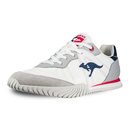 款式代號：KM61469．GOAL ．白藍薄底鞋．男世足限定款