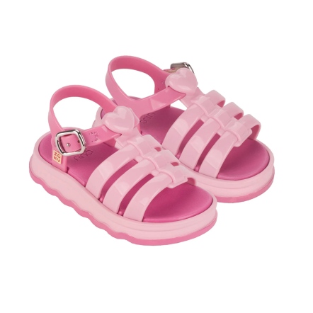 款式代號：18859．NINA BABY POWER．甜心薔薇小雲朵．寶寶涼鞋