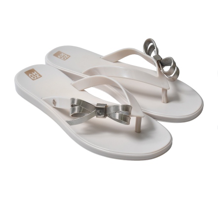 款式代號：18052．SWEET CHIN AD．淺米色甜心蝴蝶結系列